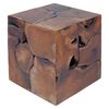vidaXL Hocker 2 Stk. Braun 40x40x45 cm Massivholz Teak