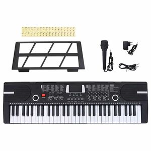 vidaXL 61 Tasten Klavier Elektrisches Keyboard mit Notenst&auml;nder Kinder