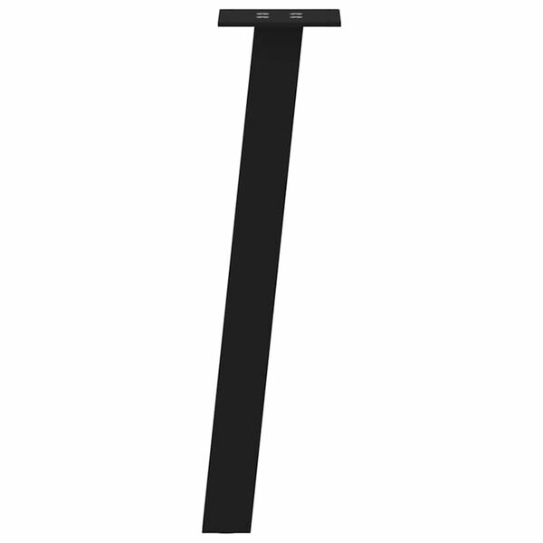 vidaXL Couchtischbeine 4 Stk. Schwarz 30 cm Stahl