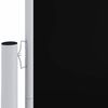 vidaXL Seitenmarkise Ausziehbar Schwarz 200x1000 cm