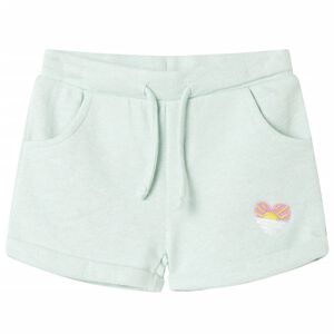 Kindershorts mit Kordelzug Helles Minzgr&uuml;n 140