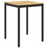 vidaXL Gartenbar-Tisch Wei&szlig; und Schwarz 80 x 80,5 x 105 cm
