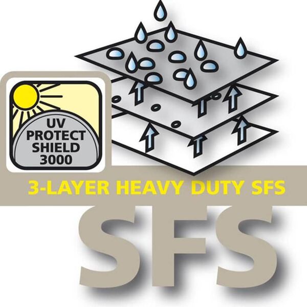 Eurotrail Tragetasche f&uuml;r Gartenkissen Grau