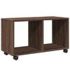 vidaXL Rollschrank Braun Eichen-Optik 72x33x42,5 cm Holzwerkstoff