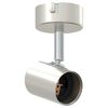 vidaXL Deckenstrahler mit Strahlern Nickel 6,5 x 6 x 11,5 cm Metall