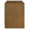 vidaXL TV-Schrank Honigbraun 104x33x41 cm Massivholz Kiefer