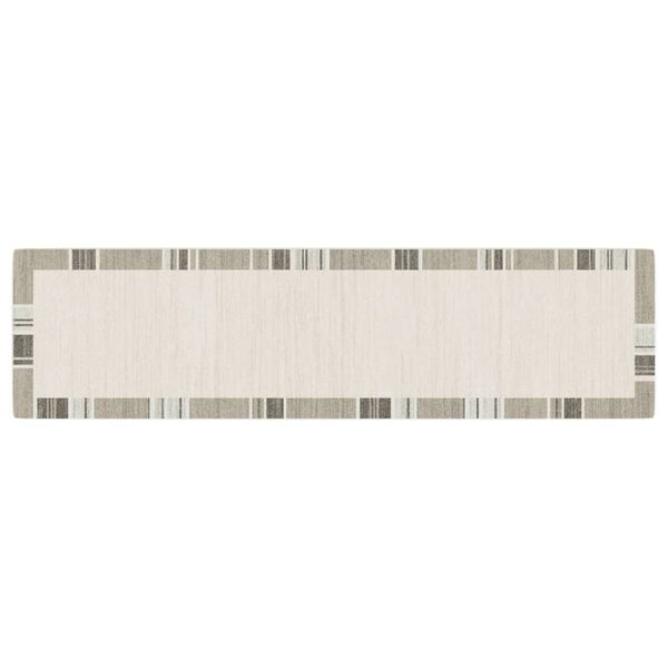 vidaXL Teppich Kurzflor Mehrfarbig 80x300 cm Rutschfest