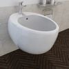 Wand H&auml;nge-Bidet Wandh&auml;ngend Wandbidet Keramik wei&szlig;