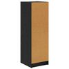 vidaXL Highboard Schwarz Eichen-Optik 35 x 37 x 109 cm Holzwerkstoff