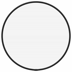 vidaXL Wandspiegel Schwarz &Oslash; 30 cm Rund
