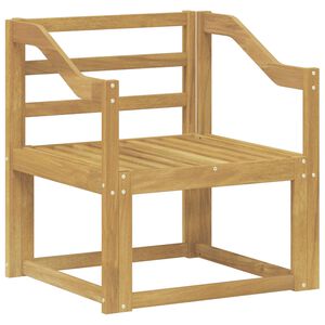 vidaXL Outdoor-Sofagarnitur Massivholz Akazie Wei&szlig;