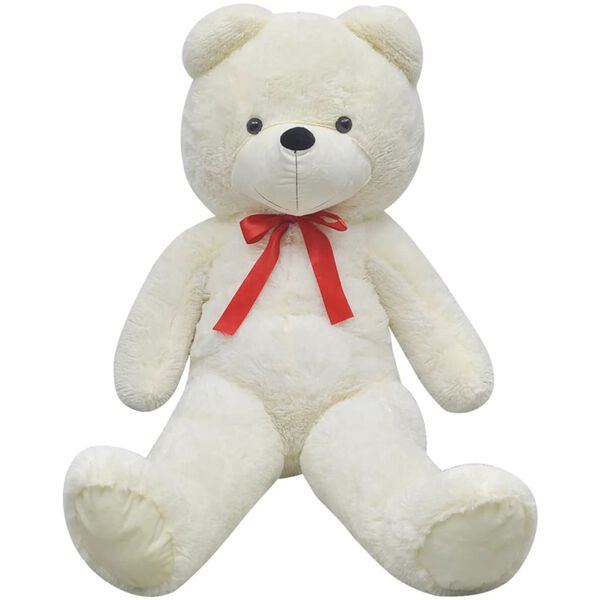 vidaXL Weicher XXL-Plüsch-Teddybär Weiß 85 cm