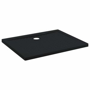 vidaXL Duschbodenablage mit Punkten 100 x 80 x 4 cm ABS Schwarz