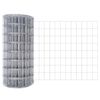 vidaXL Eurozaun 0,8 x 10 m PVC-beschichtetes Eisen