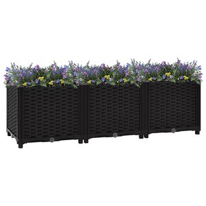 vidaXL Hochbeet 120x40x38 cm Polypropylen