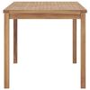 vidaXL Garten-Esstisch 140x80x77 cm Massivholz Teak
