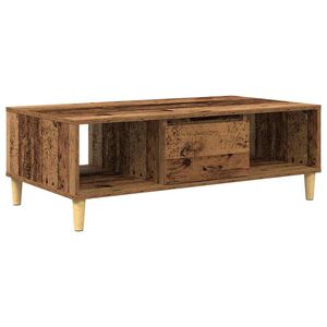 vidaXL Couchtisch Altholz 102 x 55 x 35 cm Holzwerkstoff