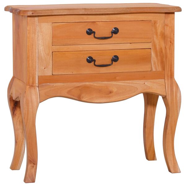 vidaXL Beistelltisch 60x30x60 cm Massivholz Mahagoni