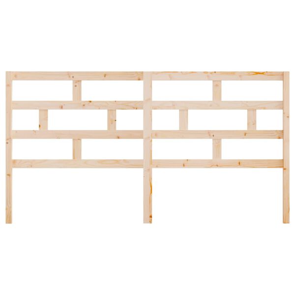 vidaXL Kopfteil 206x4x100 cm Massivholz Kiefer