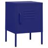 vidaXL Nachttisch Marineblau 35x35x51 cm Stahl