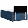 vidaXL Boxspringbett mit Matratze Blau 120x190 cm Stoff