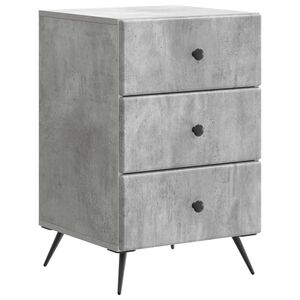 vidaXL Nachttisch Betongrau 43 x 41 x 66,5 cm Holzwerkstoff