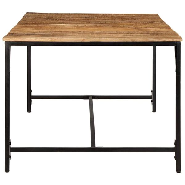 vidaXL Esstisch 200x100x75 cm Raues Massivholz Mango