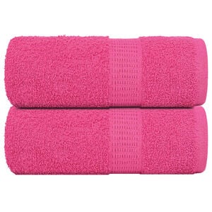 vidaXL Wascht&uuml;cher FROGN 2 Stk. Rosa 30x30 cm 360 g/m&sup2;