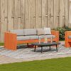 vidaXL Gartensofa 3-Sitzer Wachsbraun 189x60x62 cm Massivholz Kiefer