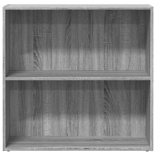 vidaXL B&uuml;cherregal Grau Sonoma 80x30x77 cm Holzwerkstoff