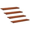 vidaXL Treppenstufen 4 stk. 120 x 30 x 2 cm Braun Massivholz Buche