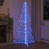 vidaXL Weihnachtsbaum mit 240 LEDs Blau 180 cm Acryl