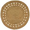 vidaXL Bereichsteppiche Natur &Oslash; 240 cm Jute