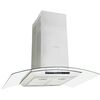 vidaXL Insel-Dunstabzugshaube 90 cm LCD Touch-Sensor 756 m&sup3;/h LED