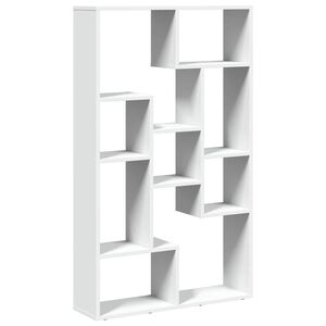 vidaXL B&uuml;cherregal Wei&szlig; 72x20x120,5 cm Holzwerkstoff