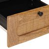 vidaXL Nachttisch Natur 40 x 33 x 46 cm Massivholz Mango