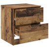 vidaXL Nachttisch 2 pcs Altholz 45 x 39 x 50 cm Holzwerkstoff