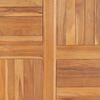 vidaXL Tischplatte Massivholz Teak Rund 2,5 cm 90 cm