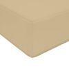 vidaXL Sofakissen f&uuml;r drau&szlig;en 2 pcs Beige Polyester