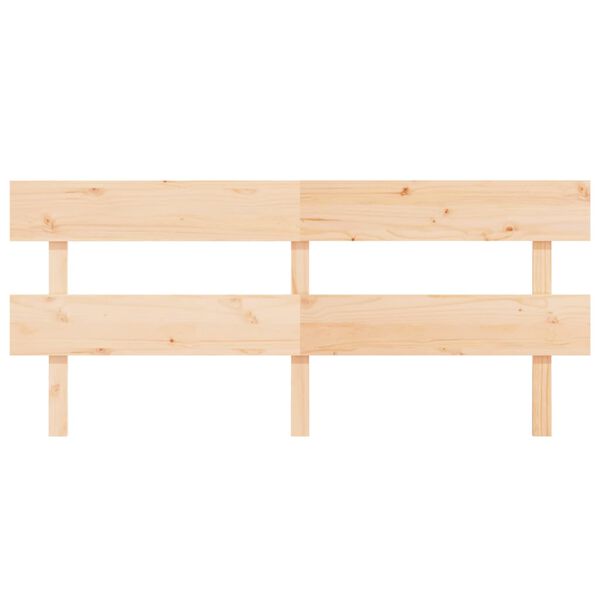 vidaXL Kopfteil 204x3x81 cm Massivholz Kiefer