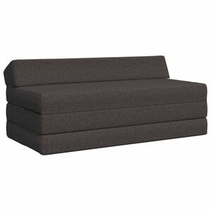 vidaXL Klappsofa Bett Dunkelgrau 120 x 60 x 49 cm Stoff