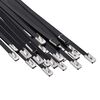 vidaXL Kabelbinder 25 stk. 4,6 x 450 mm Schwarz
