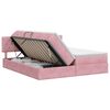 vidaXL Aufbewahrungsbett mit Kopfteil 2 stk. Rosa