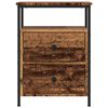 vidaXL Nachttische 2 Stk. Altholz-Optik 44x45x60 cm Holzwerkstoff