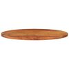 vidaXL Tischplatte 140x50x2,5 cm Oval Massivholz Akazie