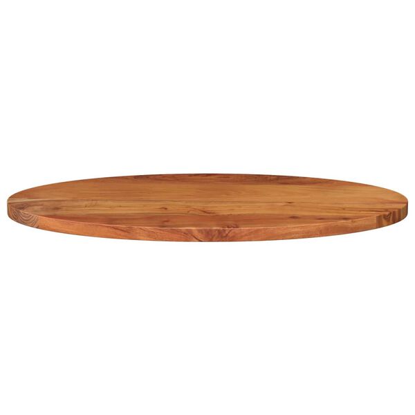 vidaXL Tischplatte 140x50x2,5 cm Oval Massivholz Akazie