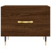vidaXL Couchtische 2 Stk. Braun Eichen-Optik 50x50x40 cm Holzwerkstoff