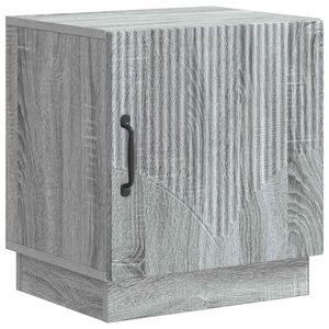 vidaXL Nachttisch Grau Sonoma 43 x 34,5 x 47 cm Holzwerkstoff