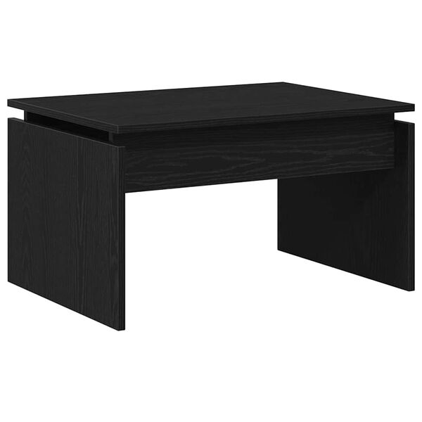 vidaXL Couchtisch Schwarz Eichen-Optik 68 x 50 x 38 cm Holzwerkstoff