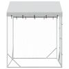 vidaXL Outdoor-Hundezwinger mit Dach Silber 2x2x2,5 m Verzinkter Stahl